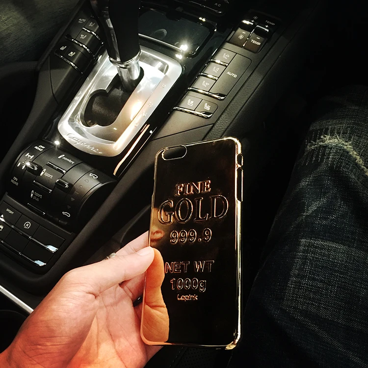 Роскошный блестящий чехол bullion Gold bars 999 твердый пластиковый чехол Чехол для iPhone 6 6 S plus S 6 plus шикарные чехлы для телефонов capa