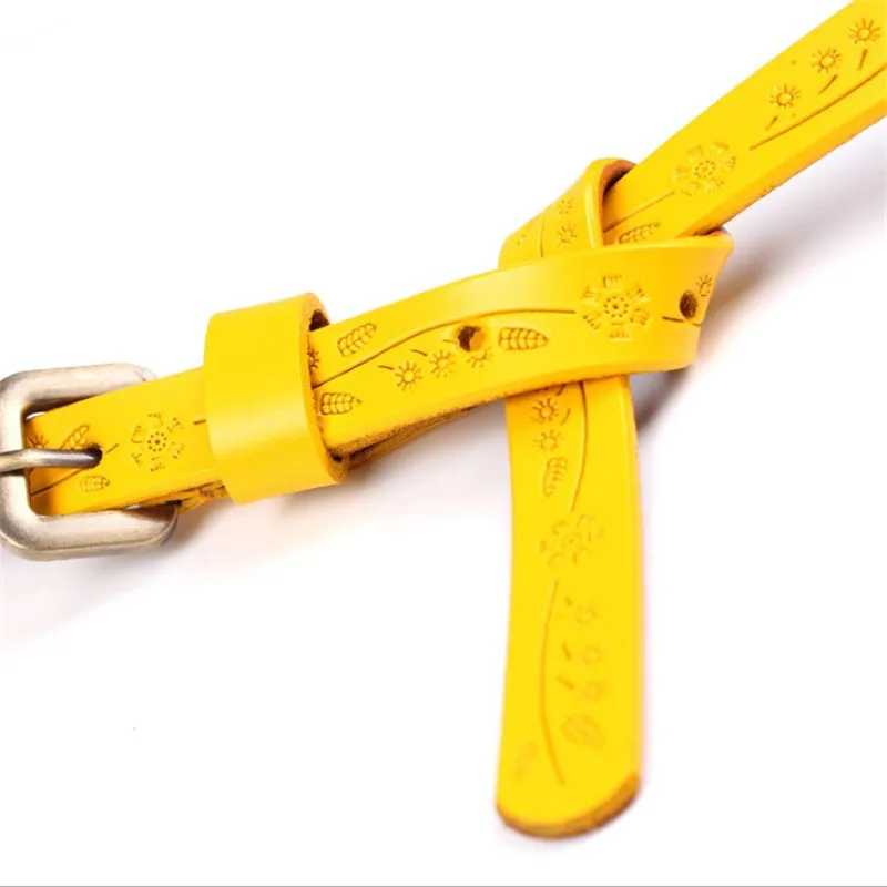 Новые модные дамские ремни из воловьей кожи женские 2018 высококачественный