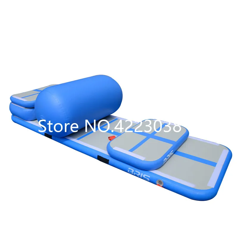 Цена Новинка, коврик для фитнеса, тренажерного зала, надувной коврик для воздушной дорожки, коврик для балансировки гимнастики, надувной матрас ...