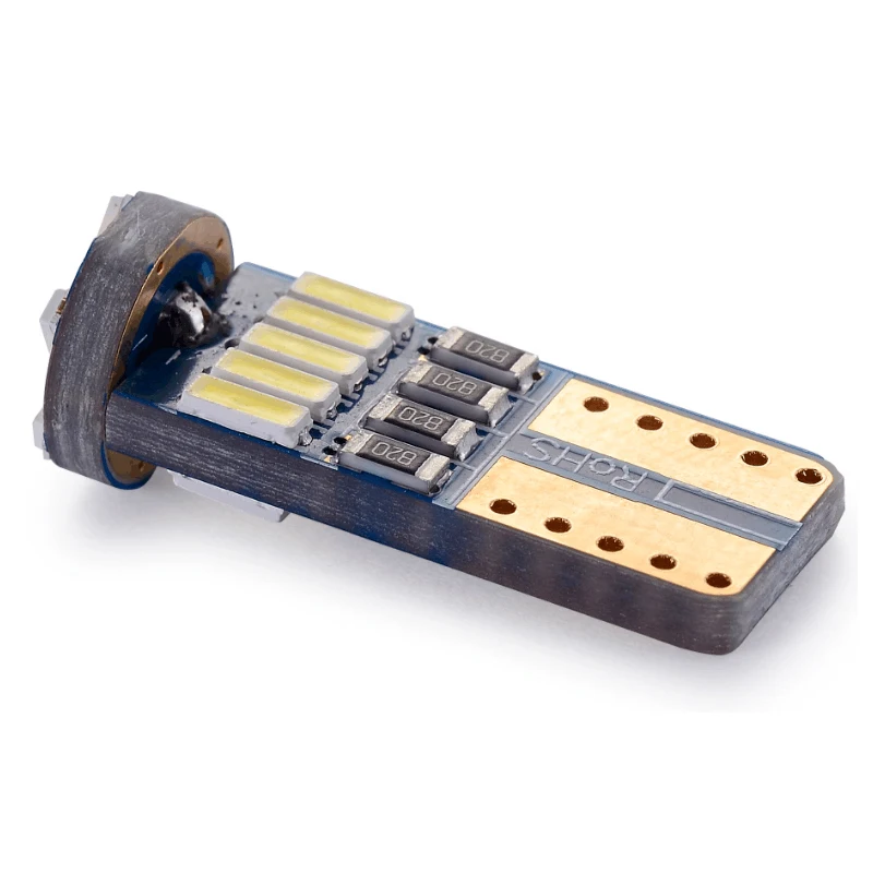 

JSTOP 7piece/set superb high quality led reading light t10 lamp 12VAC Trunk bulbs 4014smd 6000k canbus w5w t10 led reading light