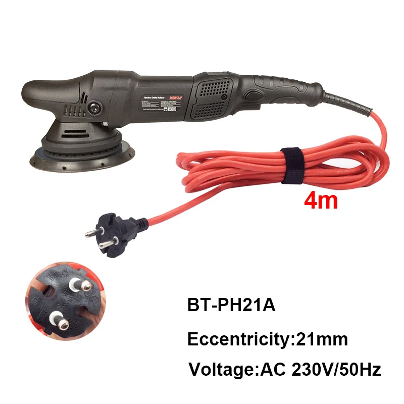 BT-PH21A 230V Marflo полировщик автомобиля Авто полировальная машина Эксцентриситет 15 мм/21 мм двойного действия полировки воска инструменты - Цвет: BT-PH21A 230V