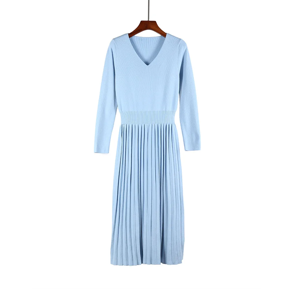 Новинка зимний свитер Heydress вязаное рождественское платье плиссированное