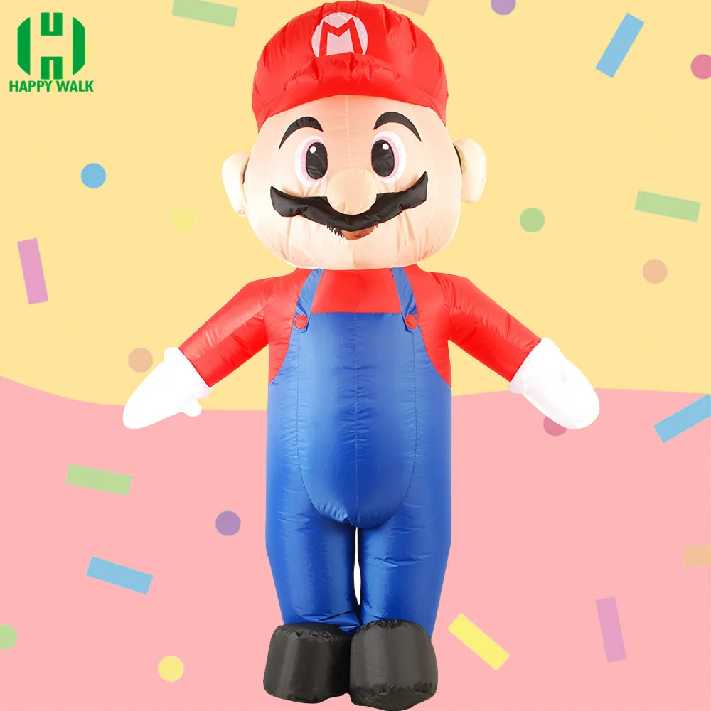Надувной костюм Супер Братья братьев Марио Луиджи братья сантехники костюмы для