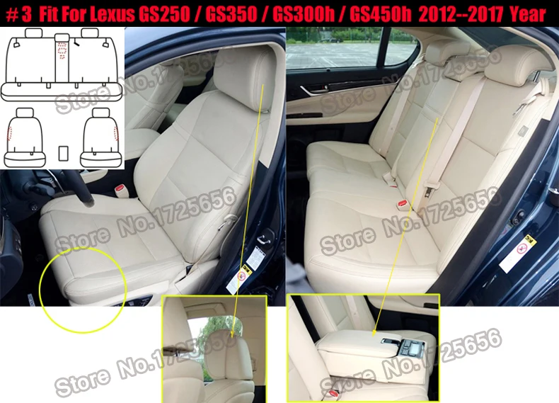 AutoDecorun натуральная кожа сидений автомобиля наборы для Lexus GS350 GS300 GS250 GS450h GS300h GS200t GS460 сиденья Аксессуары для велосипеда