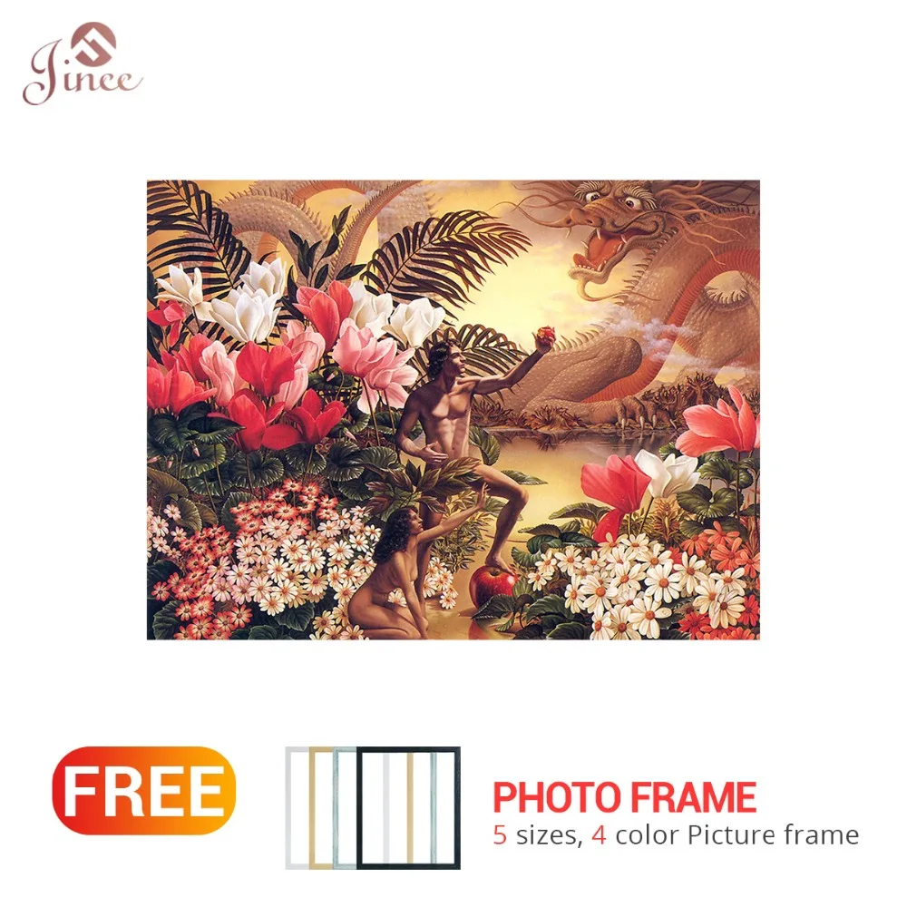 Алмазная вышивка распродажа Декор для дома Адам и Ева Eden алмазная живопись