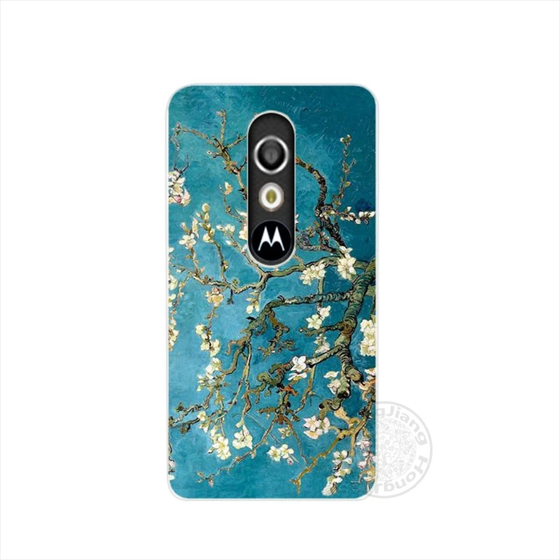 HAMEINUO Винсента Ван Гога Звездное небо Масло чехол для Motorola Moto G6 G5 G5S G4 PLAY PLUS ZUK Z2 pro