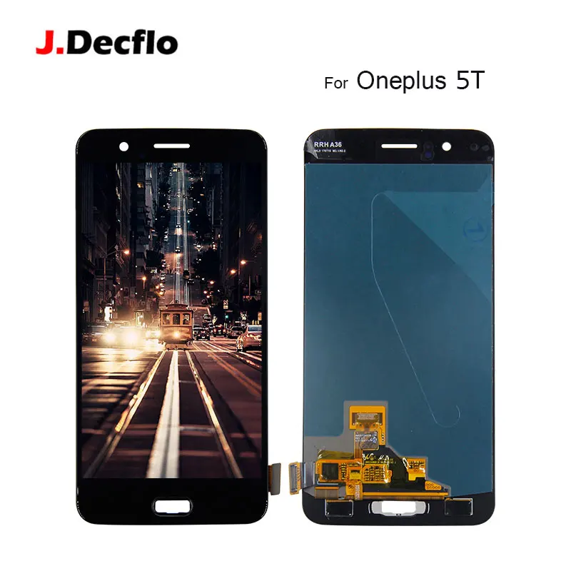 Супер AMOLED для OnePlus 5 T A5010 ЖК дисплей с сенсорным экраном дигитайзер сборка