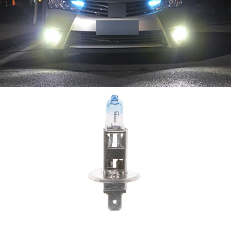 DC 12V H1 55W Автомобильная белая противотуманная фара дальнего или ближнего света