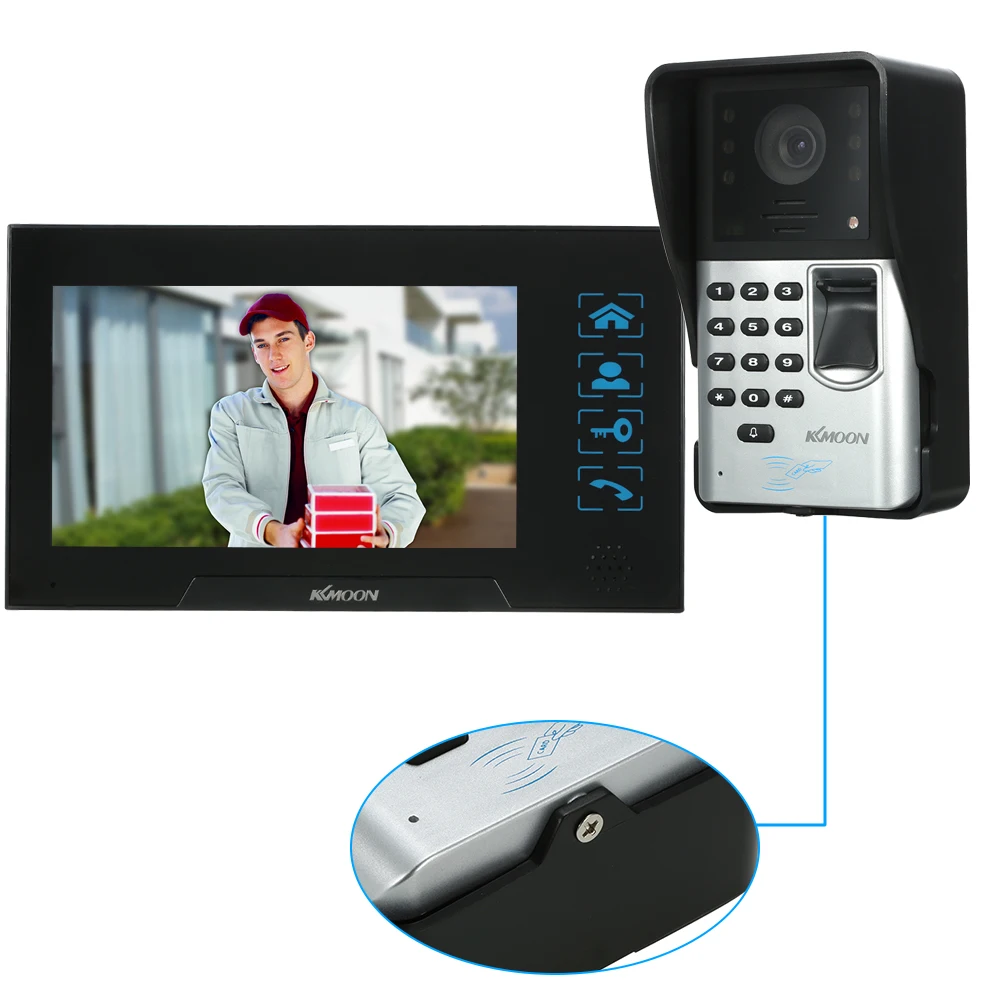 7 Проводной видео дверной звонок визуальный двухстороннее аудио домофон