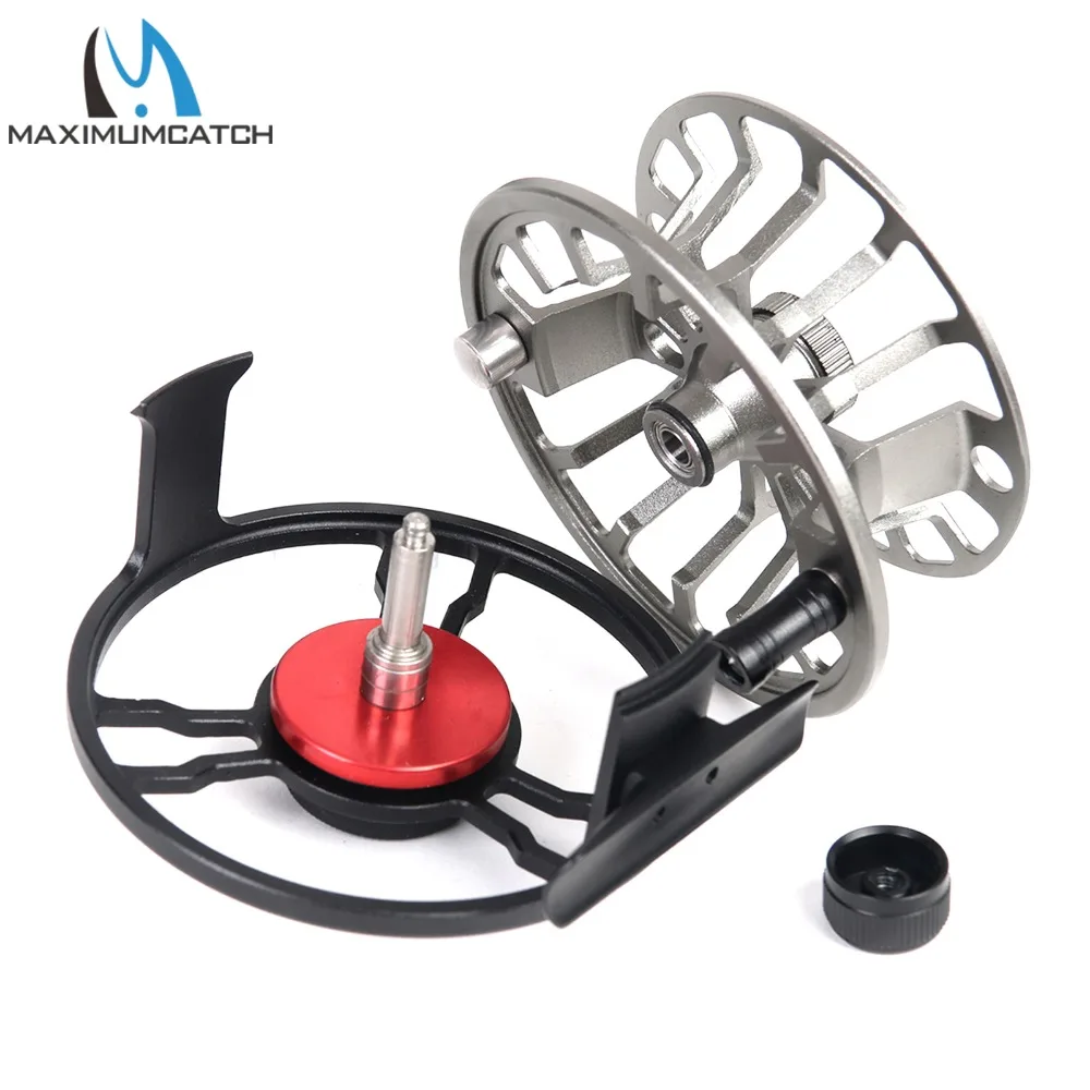 Maximumcatch Maxcatch Fly Fishing Reel CNC Machined Aluminium Alloy Body Mid Arbor 3/4/5/6/7/8WT | Спорт и развлечения