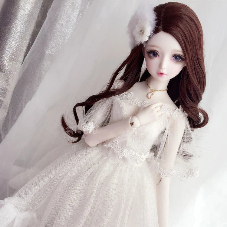 1/4 1/3 bjd кукла белое черное платье на заказ хвост красивые платья|Куклы| |
