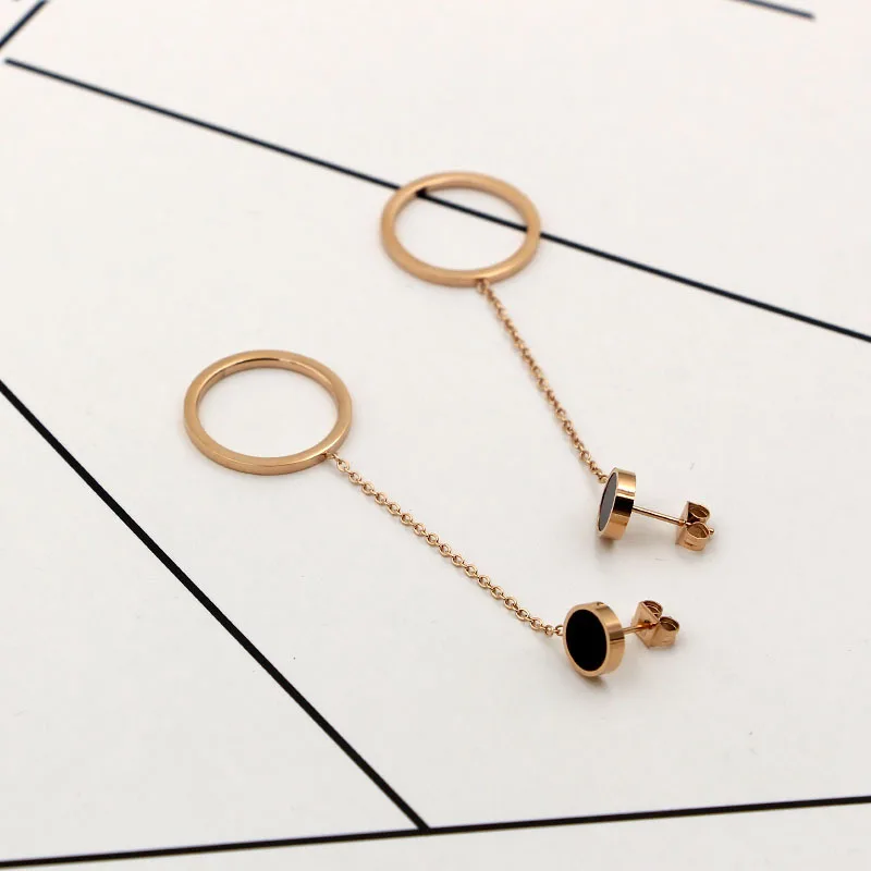 Женские серьги подвески из нержавеющей стали с эмалью|drop earrings|earrings brandearrings fashion |