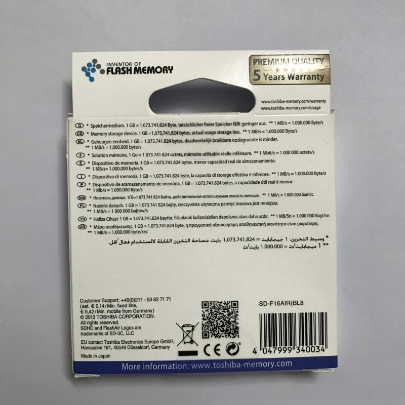 Оригинальный toshiba жена sd card реальная емкость 16 ГБ class10 карты памяти для камеры wifi
