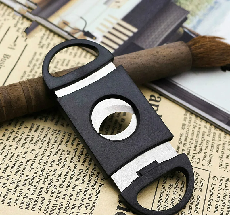 Сигары резак нержавеющая сталь металла Sharp Sigaar лезвие для обрезки сигар подарки