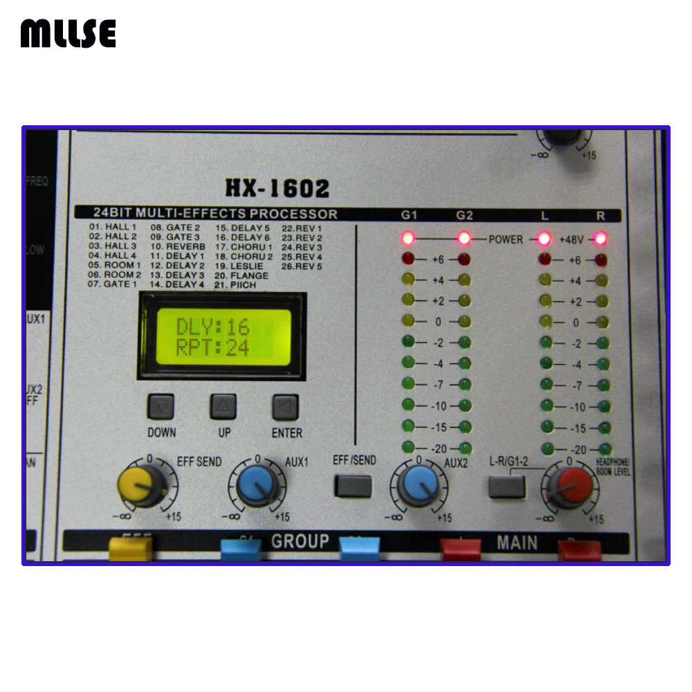 HX1602 Новый Профессиональное аудио микшер 16 Каналы микшерный пульт Mezcladora де DJ|dj