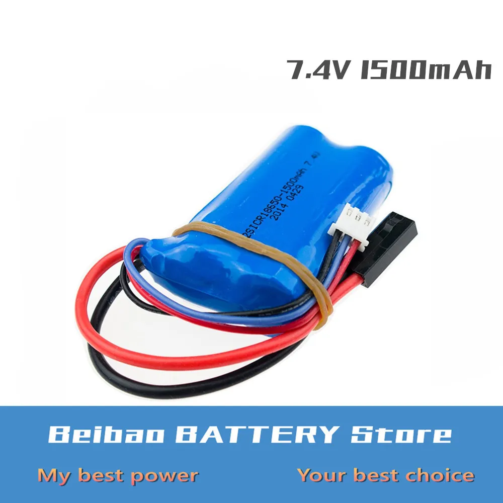 Литий ионный аккумулятор для квадрокоптера MJX T40 T40C F39 F49 T39 Syma 822 1 2 3 шт. 2s 18650 7 4 В 1500