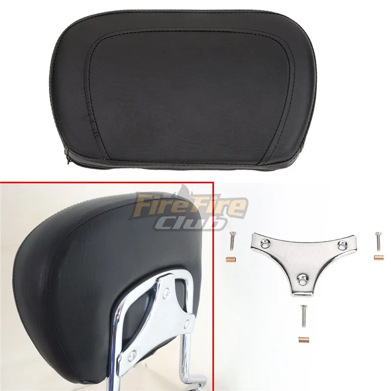 Съемная подкладка для спинки пассажира sнашу модель мотоцикла черного и