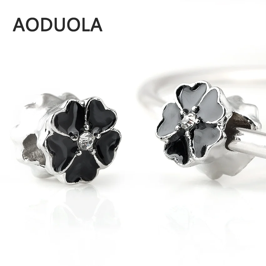 10 шт./партия медные бусины в форме цветка|for pandora|beads redmetal beads |