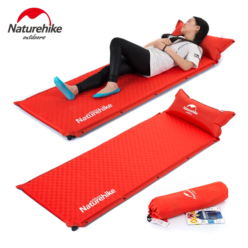 Naturehike Автоматический надувной коврик для кемпинга Самонадувающийся Сращивание