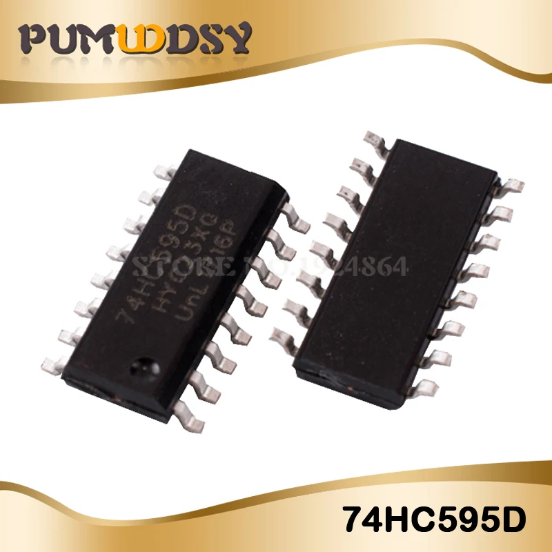 20 штук 74HC595D 74HC595 лапками углублением SOP-16 сдвига счетчика 8bit Shiftr IC