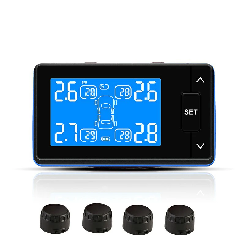 CARCHET автомобильный беспроводной TPMS монитор давления в шинах 4 внешних датчика прикуриватель автомобильные аксессуары универсальные Новые
