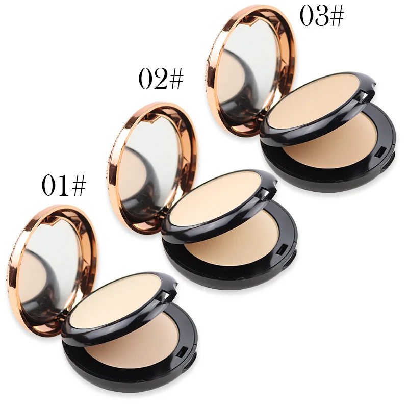 Профессиональная пудра KAQIYA 1002 Beauty Glazed с полным покрытием стойкая для макияжа