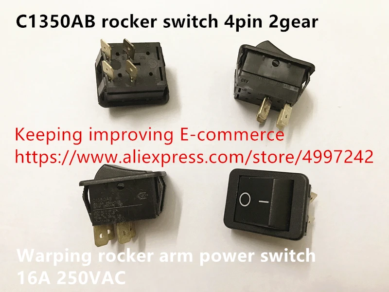 Оригинальный новый 100% C1350AB клавишный переключатель 4pin 2 зубчатая деформация