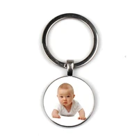 handmade custom keychain family photos baby children father and mother brothers and sisters grandparents keychain private custom