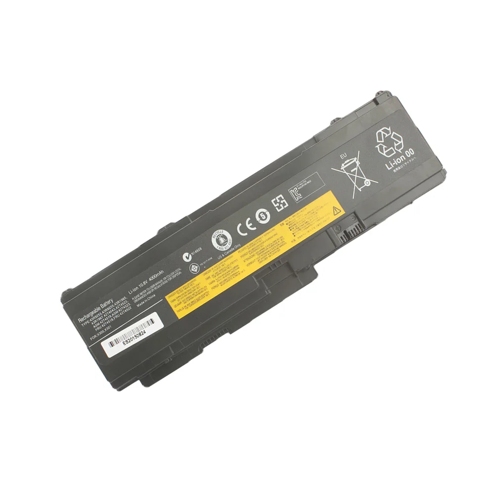 Новый аккумулятор X300 для Ноутбука 10 8 В 4000 мАч 6 ячеек моделей ThinkPad X301 серии 43R9253