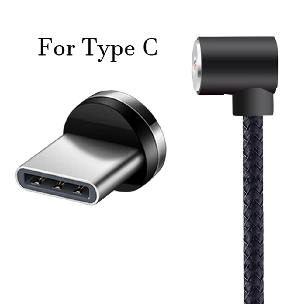For Type C Магнитный кабель для iPhone Micro usb type C, зарядный кабель для мобильного телефона type-c, Магнитный зарядный usb-кабель для samsung Galaxy S9 LG - Тип штекера: For Type C