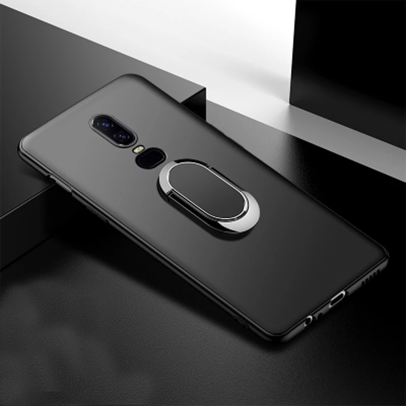 Силиконовый чехол с магнитным кольцом для Oneplus 6 T на палец | Мобильные телефоны и