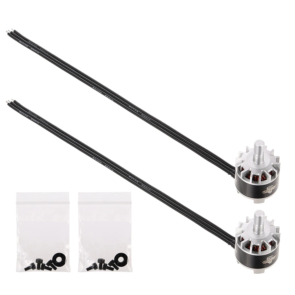 Бесщеточный двигатель 2 шт FPV Для Brotherhobby Tornado T2 3 4S 1608 3200KV CW/CCW QAV130 150 RC