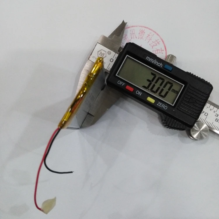 

3.7V polymer lithium battery 303759 traveling data recorder GPS navigator 700mAh rechargeable