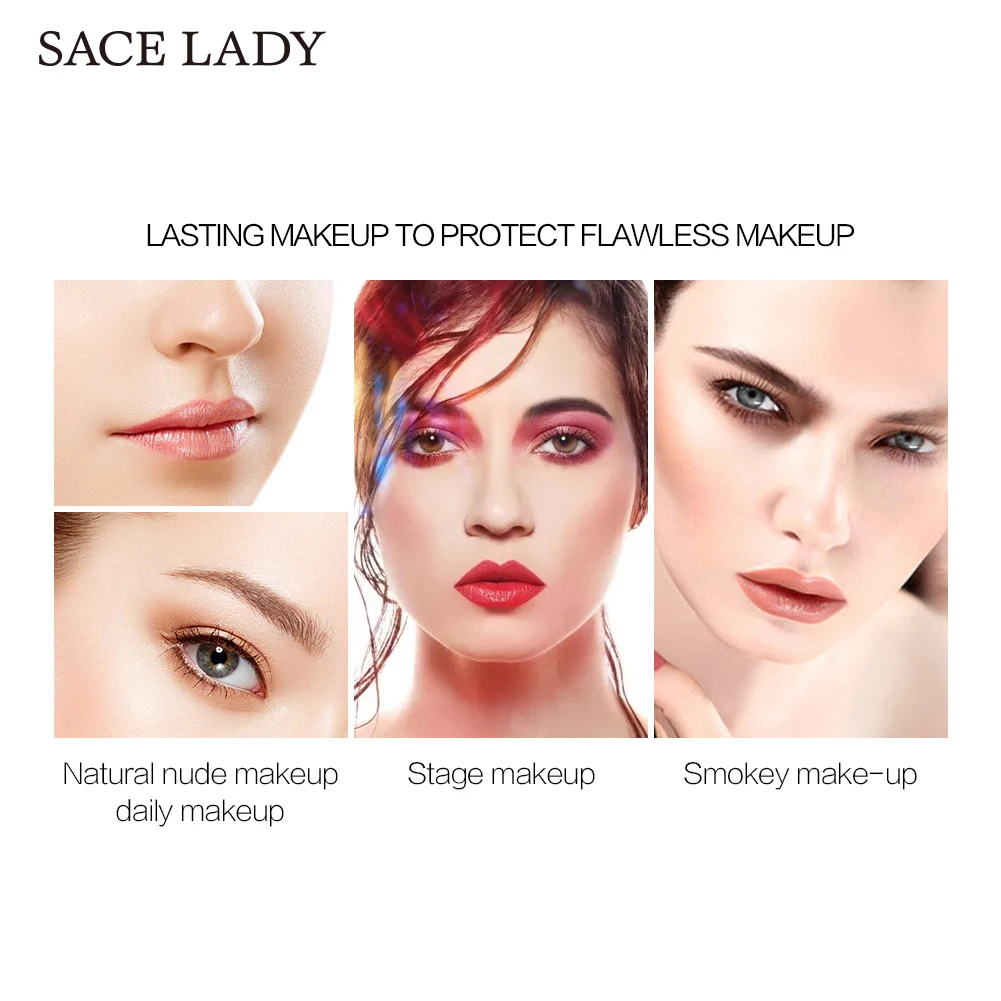 SACE леди размытие праймеры 24 К золото уход за кожей лица Make Up натуральный крем пор