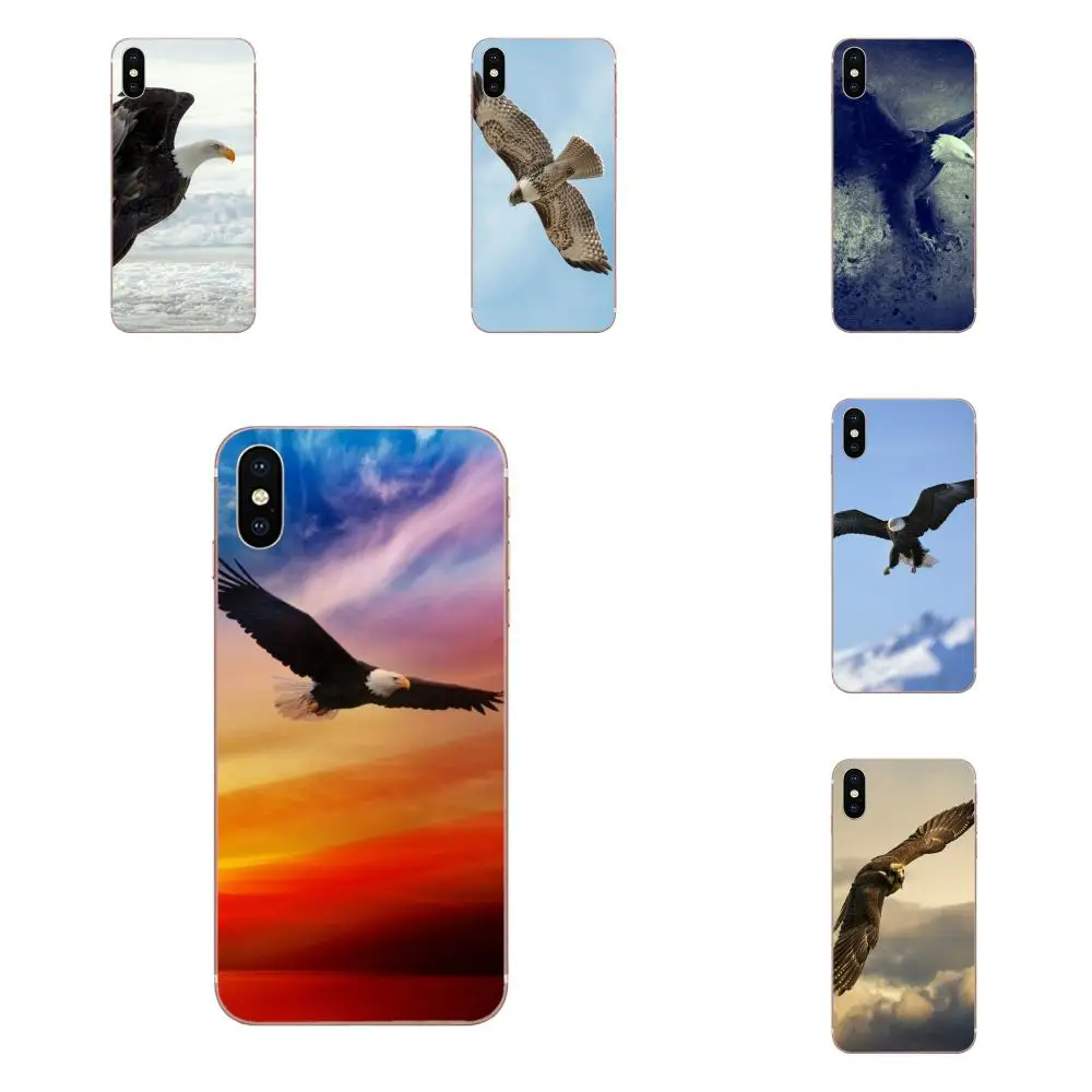 Для huawei P7 P8 P9 P10 P20 P30 Lite Mini Plus Pro 2017 2018 2019 ТПУ чехлы Fundas Bald Eagle In Flight|Чехлы-накладки| |