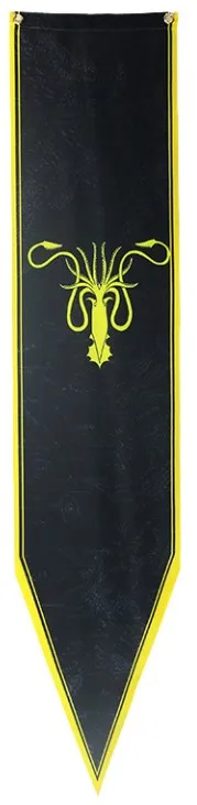 Greyjoy HQ атласная Игра престолов баннер домашний декоративный флаг Вестерос карта 7 царств дом Старк Таргариен Ланнистер получил украшения флаг - Цвет: Greyjoy