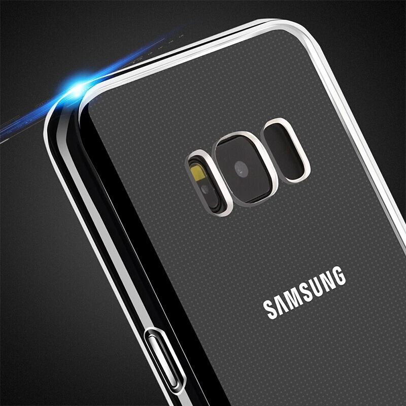 Прозрачный чехол из ТПУ с полным покрытием противоударный для Samsung Galaxy Note 4 7 8 C5 C7 C8