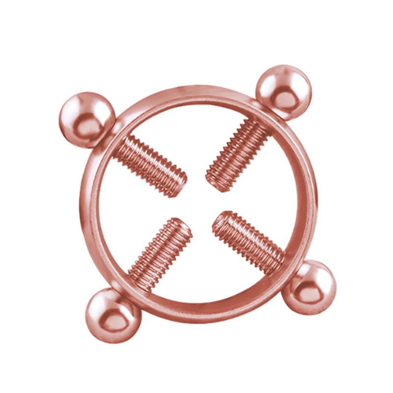 1 Pcs Round Non-Piercing Nipple Ring Body Piercing Jewelry Fake Surgical Steel CX17 | Украшения и аксессуары