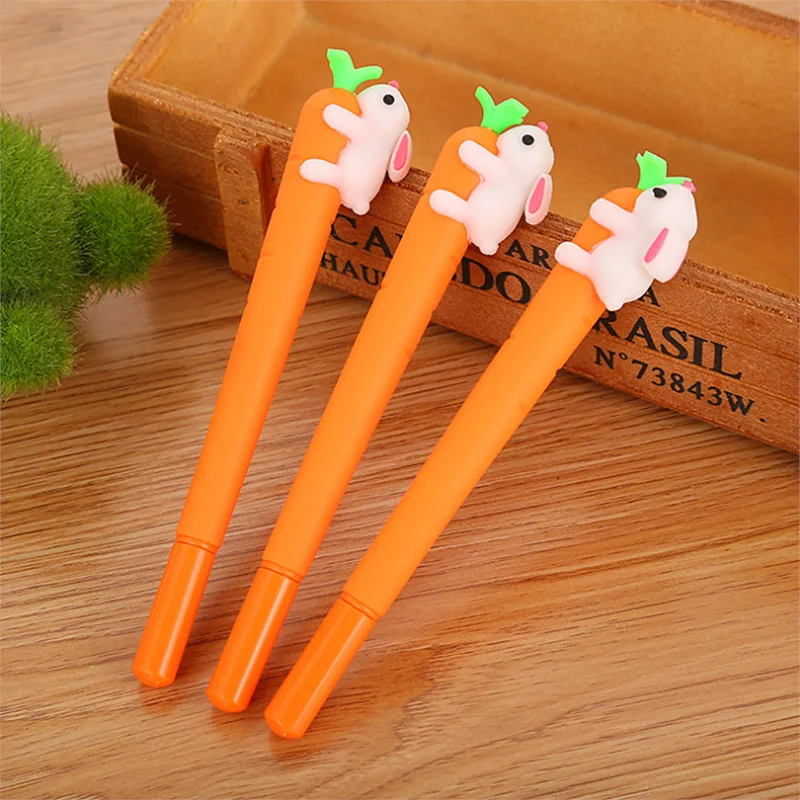 1pc Sent at random 1 шт. корейские Канцтовары Мультяшные гелевые ручки Kawaii студенческий экзамен записи цифровым пером, офисные школьные принадлежности, блокноты канцелярские милые ручка - Цвет: 1pc Sent at random