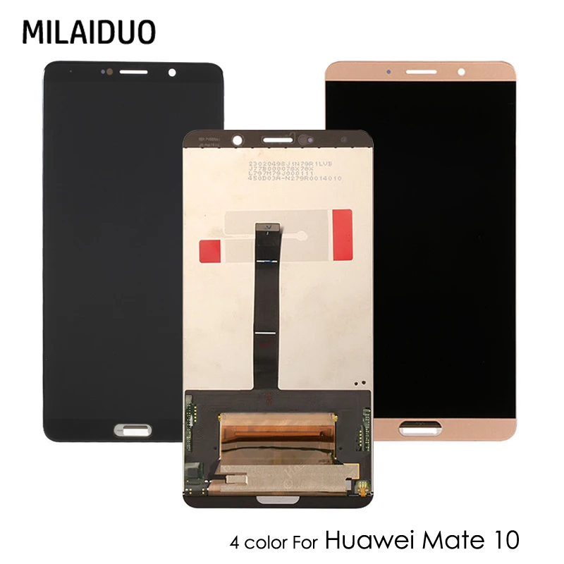 ЖК дисплей для Huawei Mate 10 сенсорный экран дигитайзер Senor сборка Замена Черный мокко