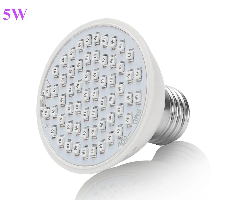 26 Вт 260smd 50 Вт 500smd E27 светодиодный Grow светильник в красном и синем цветах гидропоники крытого класса светодиодный завода светать светильник s светодиодный лампа светодиодный для роста растений