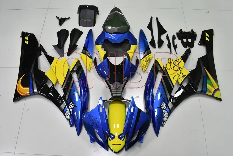 Набор для всего тела YZF R6 2006 2007 комплекты кузова акулы YZF600 обтекатель 06 без