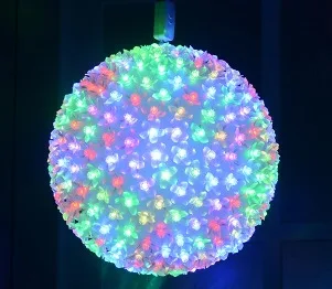 RGB Binval светодиодный водонепроницаемый с вишней, цветущий шар, струнный светильник s AC 110V 220 V, мерцающий светильник для рождества, свадьбы, праздника, декора - Испускаемый цвет: RGB