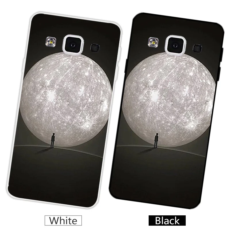 For Samsung Galaxy A5 A500 A500F A5000 Luxury Phone Case Soft Silicon Black Back Matte Cover for Samsung A5 Funny Cat Capa - Цвет: 25