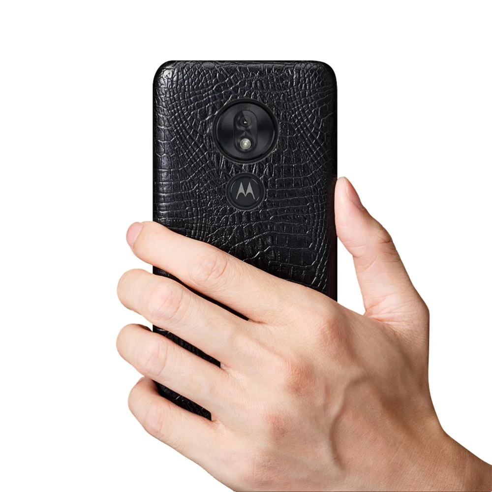 SLEO For Motorola Moto G7 Play Case PU Leather Hard Back for Phone Cover 5.7&quot |