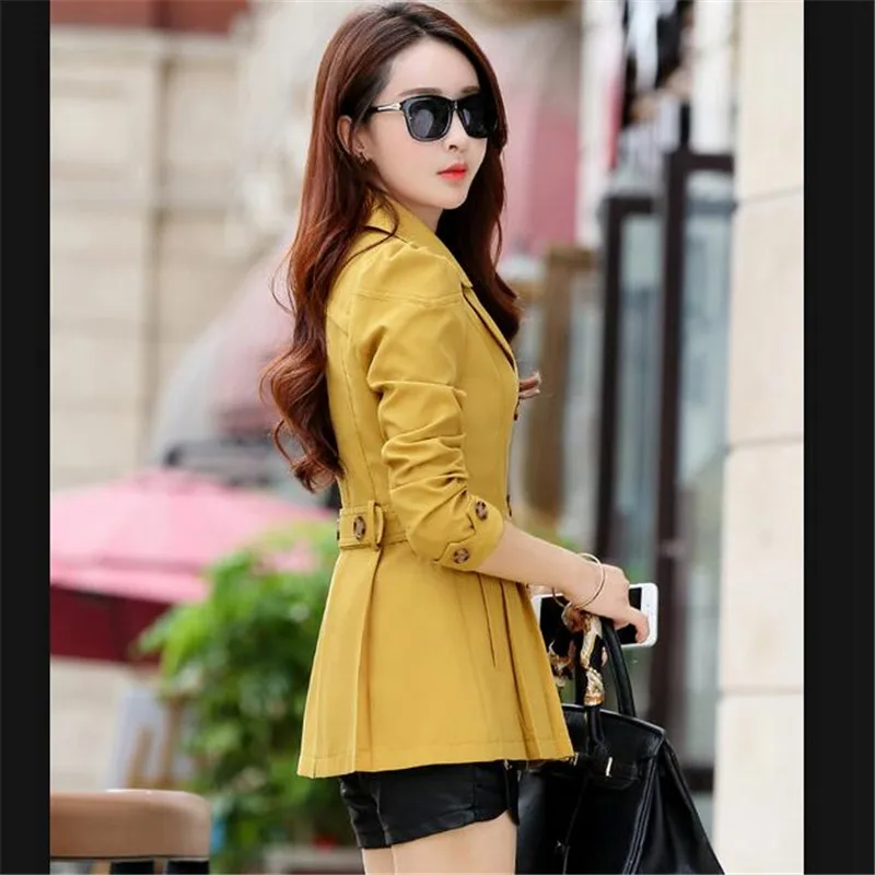 Новое поступление 2017 пальто больших размеров женское демисезонное облегающее