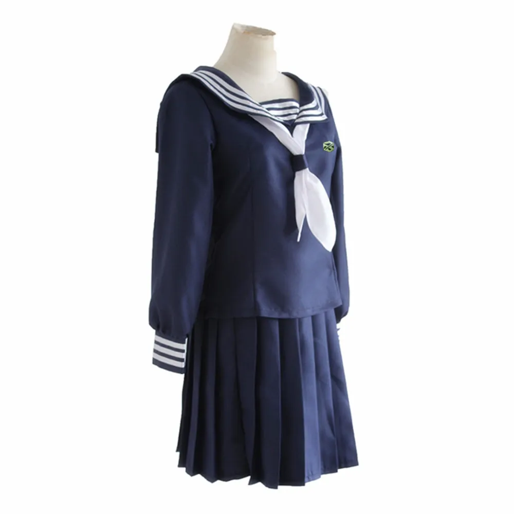 Японский аниме Toradora Косплей Костюм Айсака Тайга косплей темно синее платье Темно