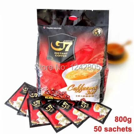 50pcs 800g excellent Vietnam coffe TRUNG NGUYEN G7 instant coffee | Продукты