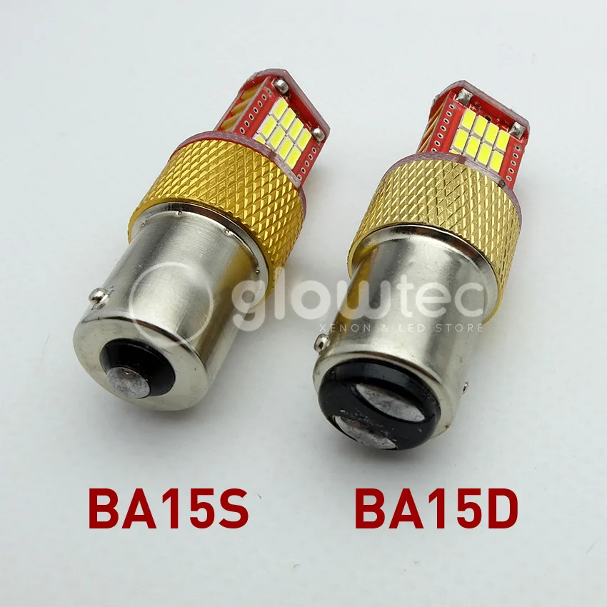 10 шт. BA15S BA15D P21W 33smd 4014 S25 1156 Автомобильные светодиодные задние противотуманные