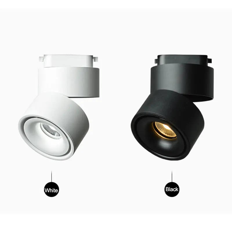 Бесплатная доставка COB led свет трека 7 Вт 10 12 2/3 3/4 провода рельсовый 3 фазы трек